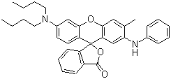 2-Anilino-6-dibutylamino-3-methylfluoran, 6'-(Dibutylamino)-3'-methyl-2'-(phenylamino)-spiro[isobenzofuran-1(3H),9'-[9H]xanthen]-3-one, ODB-2 CAS #: 89331-94-2